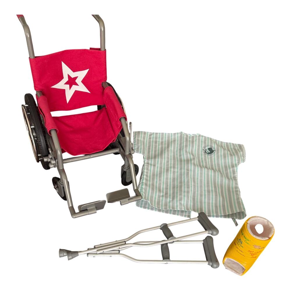 American Girl Berry Wheelchair with Accessories